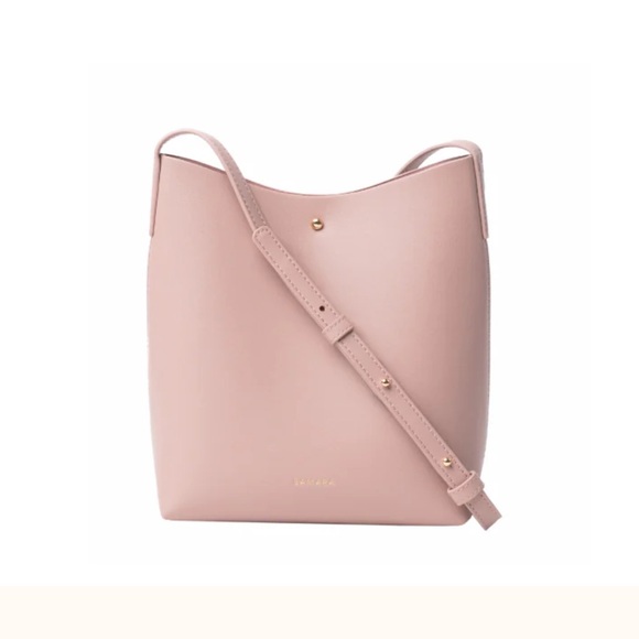 Pastel Pink Samara Crossbody Bucket Bag - Picture 6 of 7